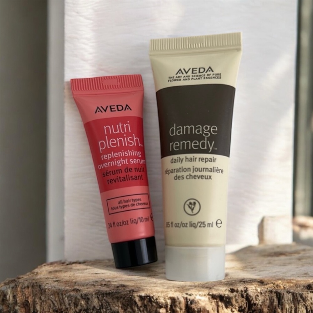 Aveda Nutri Plenish and Damage Remedy Set